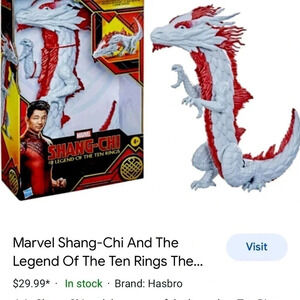 Marvel NEW CHANG CHU and the  legend of the ten rings !toy dragon, transforms